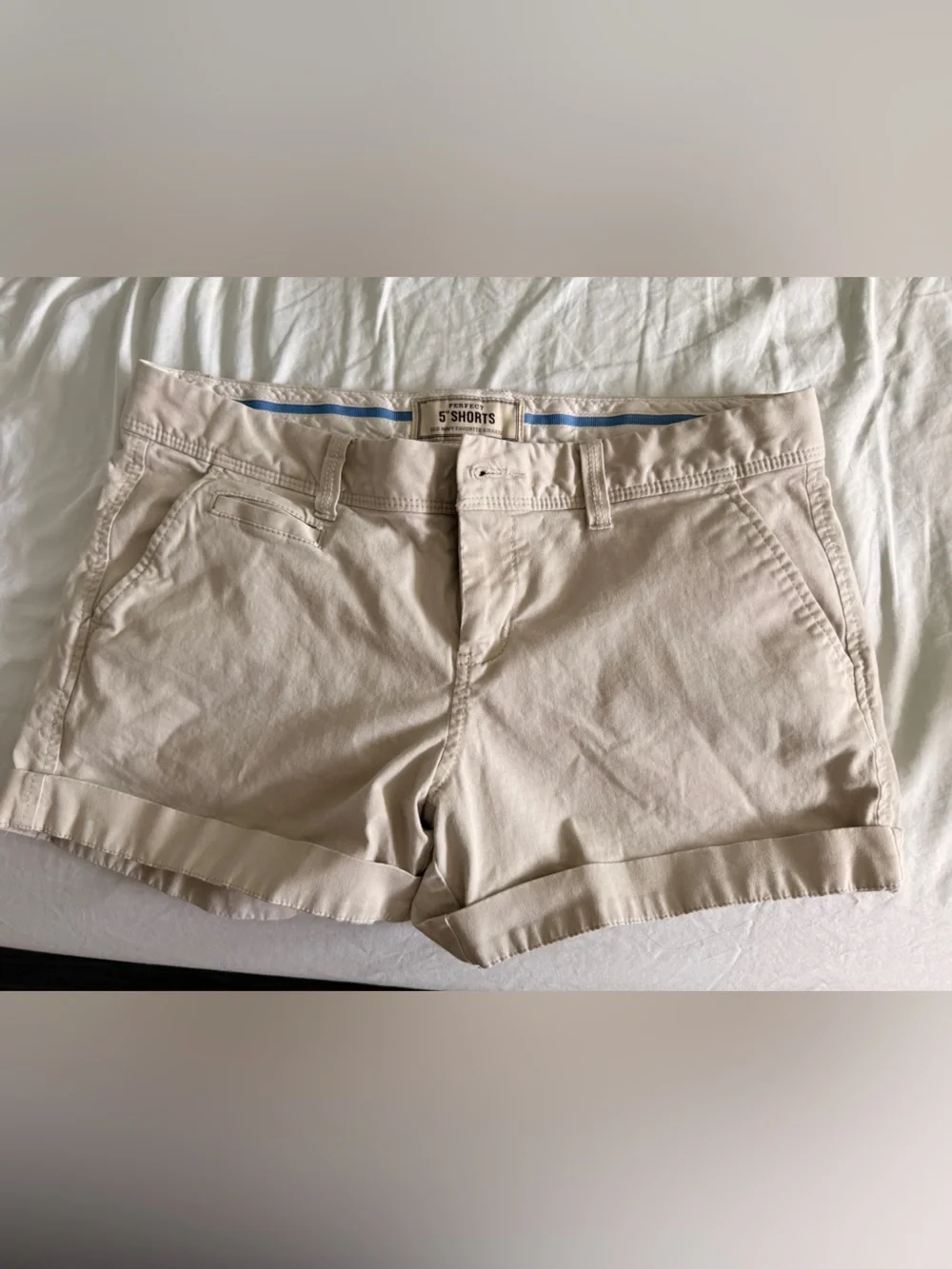 Women’s Classic Khaki Shorts - Light Beige Old Navy